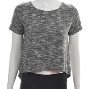 Chic Gray Women's Crop Top